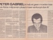 Peter Gabriel Muziekkrant Oor 21 mei 1980