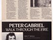 Peter Gabriel Plays Live Walk Through The Fire