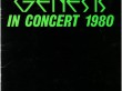 Genesis In Concert 1980 Programme